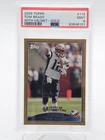 TOM BRADY 2009 TOPPS WITH HELMET GOLD PATRIOTS #115 /2009 PSA 9 MINT Q1714