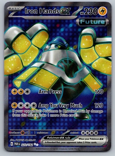 Iron Hands ex 223/182 Paradox Rift Ultra Rare Pokemon Card