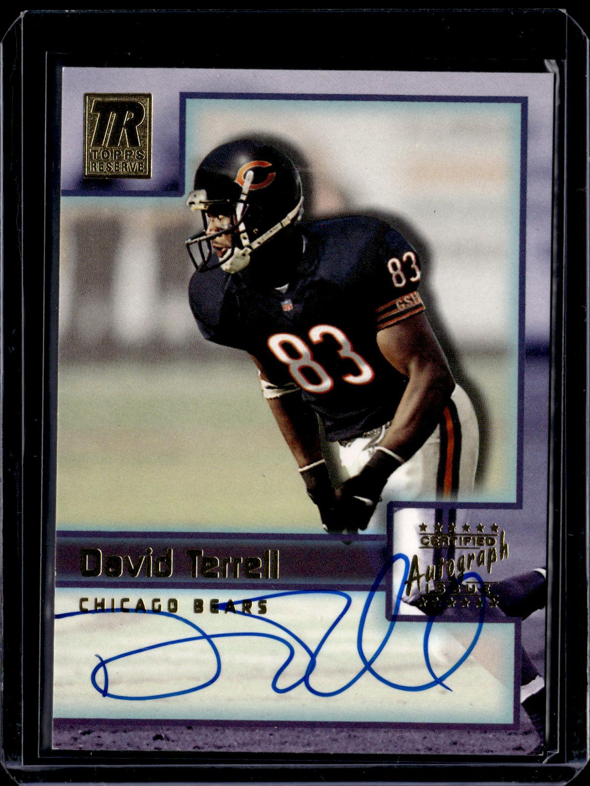 David Terrell Topps Reserve Autographs #TRDT Base