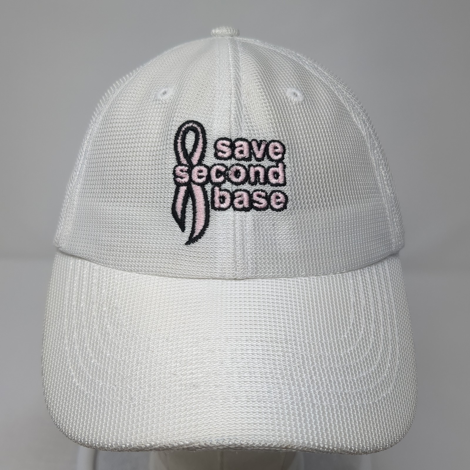 Save Second Base Baseball Cap White One Size Adju… - image 2
