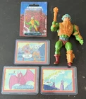 MOTU 1981 MAN-AT-ARMS Vintage Figure Complete Mattel + Micro Fig + Vintage Cards