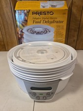 Presto Dehydro Digital Electric Food Dehydrator 06301 Round New Open Box