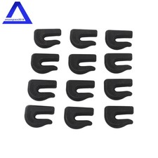 12Pcs G70 3/8" Weld On Chain Grab Hook Tow Hook Tractor Bucket Trailer Tie Down