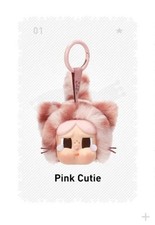 Authentic POP MART Wild But Cutie Series Vinyl Plush Pendant - Pink Cutie