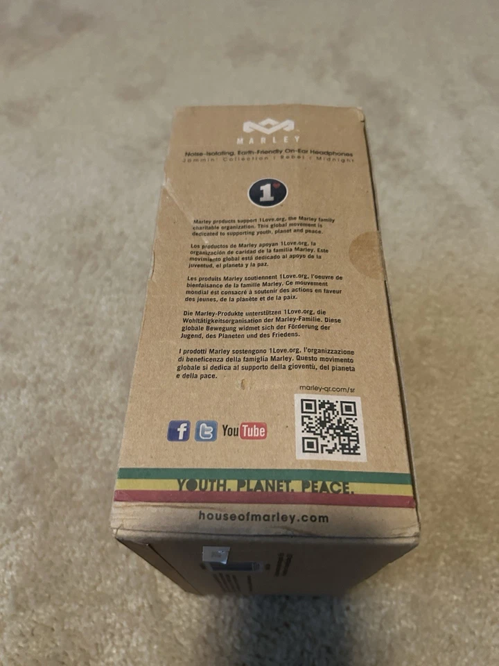 Bob Marley Jamming’ Earth Friendly On-ear Headphones Rebel - Image 2 of 4