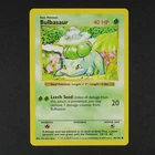 Bulbasaur Pokemon Card Shadowless WOTC Base Set 44/102 Vintage 1999 NM