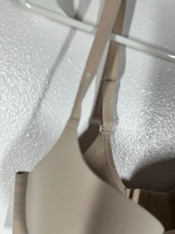 Sujetador Maidenform para mujer 40B beige camiseta acolchada con aros espalda lisa DM0070 Foto 3 de 4