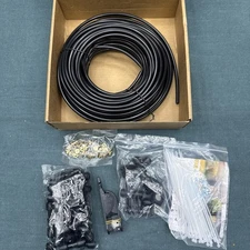 100 ft Outdoor Patio Water Mister Mist Nozzle Misting Cooling System Fan Cooler