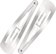 WILLBOND 30 Pieces 3.1 Inch Large Metal Snap Hair Clips Nonslip Barrettes Women