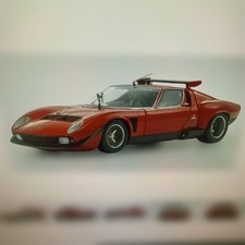 KYOSHO 1/18 Lamborghini Miura SVR Red KS08319RBK Diecast Model Car #QYI10Q