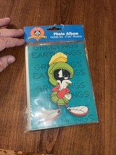 Looney Tunes Marvin The Martian Vintage Photo Album 1999 Holds 24 4"x6" Pics