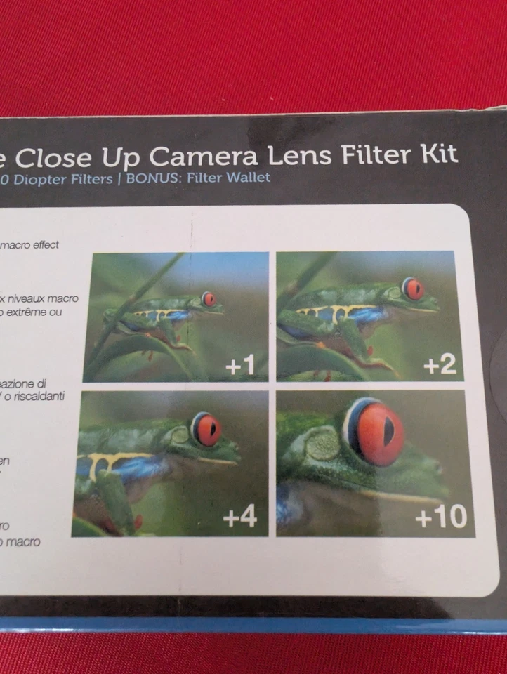 4 piece close up camera Polaroid PL-FILDCCL52, 52mm, with carry case, brand new - Image 4 of 4