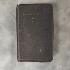 1942 Gideons Vest Pocket New Testament Psalms FDR White House Letter WWII KJV US