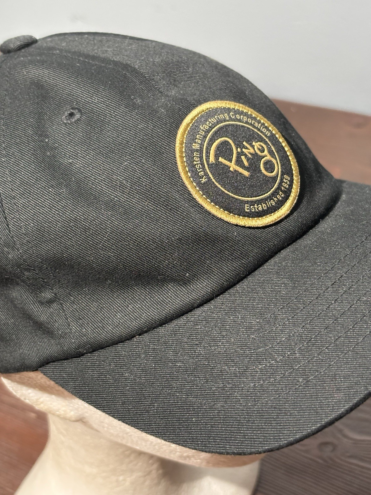 Ping SensorCool Strapback Hat Leather Strap Black… - image 9