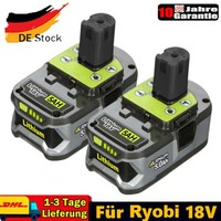 2StüCk 18V 5,0Ah Akku FüR Ryobi One Plus Lithium RB18L50 P108 P104 Batterie