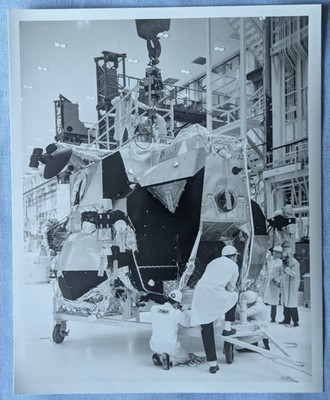 NASA Photograph Apollo 10 Lunar Module 4 Assent Stage In MSO Building