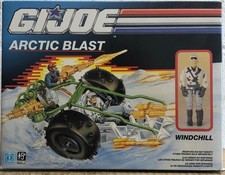 GI JOE 1989 Arctic Blast Vehicle Windchill Hasbro Trilingual Box Ireland SEALED
