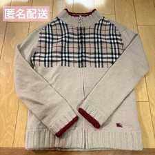 Burberry Blue Label Nova Check Cardigan Size 1 Used No Stains