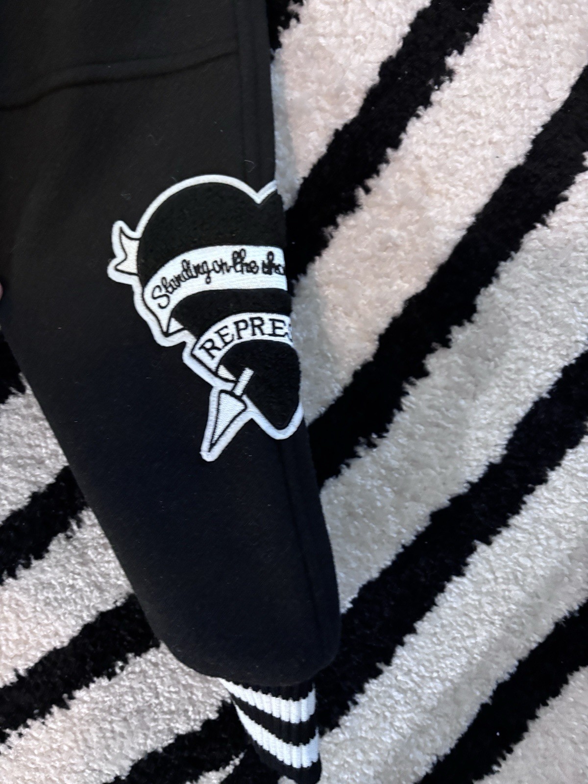 Authentic Represent Varsity Jacket Size Medium - image 9