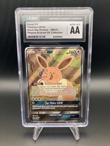 Eevee GX Pokemon 2019 Black Star Promos SM233 Pikachu & Evee Collection NM/MNT