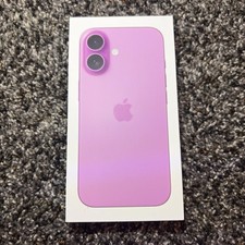 Apple iPhone 16 Pink 128GB Empty Box ONLY - No Phone Or Cable Included Display
