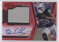 2020 Certified Freshman Fabric Signatures Mirror Red Bryan Edwards Auto 04se