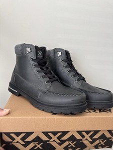 XRAY Men Gray Vegan Leather Combat Boots Sz 10 Xray Footwear | Men main image 4