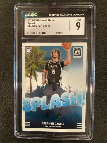 2024 Panini Donruss Optic Splash Stephon Castle #14 card