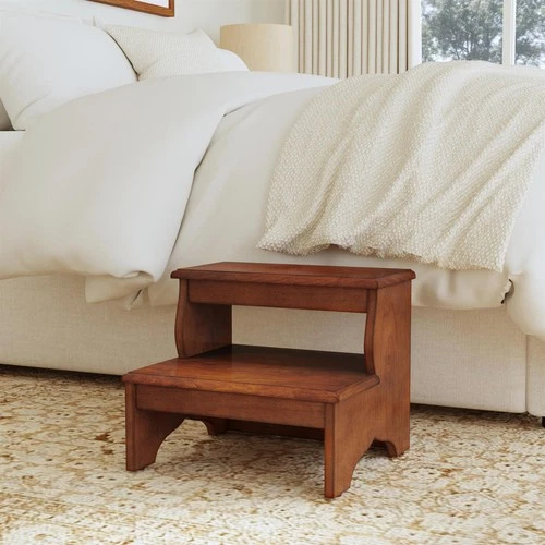 Butler Specialty Company Melrose Wood Step Stool - Chestnut Brown - Picture 2 of 2