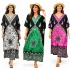 Free Size Kaftan Holiday Dress Beach Cover up fits 16,18,20,22,24,