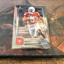 Anthony Hill Jr. 1st Rookie 2025 Bowman Chrome U University Card #84 Texas. rookie card picture