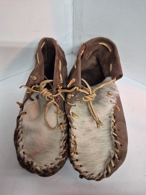 Native American Antique Moccasins - Pair - Storage Unit Find! 