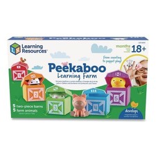 Learning Resources Peekaboo Learning Farm, Pre-K to K, 10 Pieces