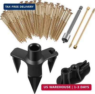 Dreyoo Squeaky Floor Repair Kit with 5 Tools and 50 Screws, Eliminates Floor Squ