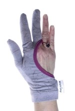 Regi's Grip Quilting Gloves Flower Print Pink Medium