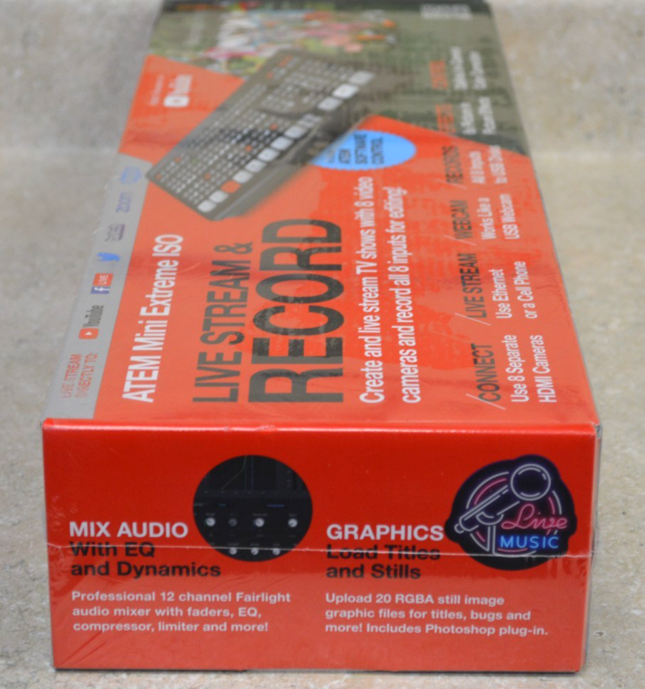 Blackmagic Design ATEM Mini Extreme ISO *New* FREE SHIPPING