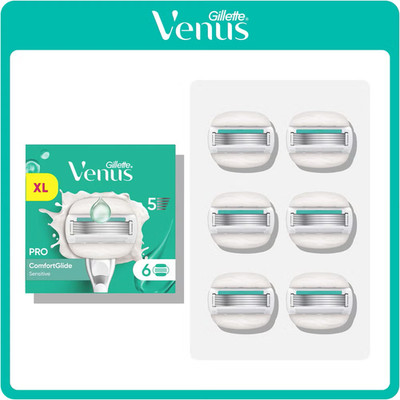 Venus Pro ComfortGlide Sensitive Rasierklingen, 6er Pack