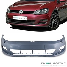 Stoßstange vorne grundiert für SRA + 6x PDC passt für VW Golf VII 7 ab 10/2012