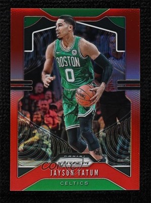 2019-20 Panini Prizm Red Prizm 295/299 Jayson Tatum #39 02ez