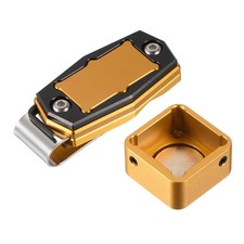 Billiard Magnetic Chalk Holder Aluminum Alloy Pool Billiard Cue Chalk Tip Gold