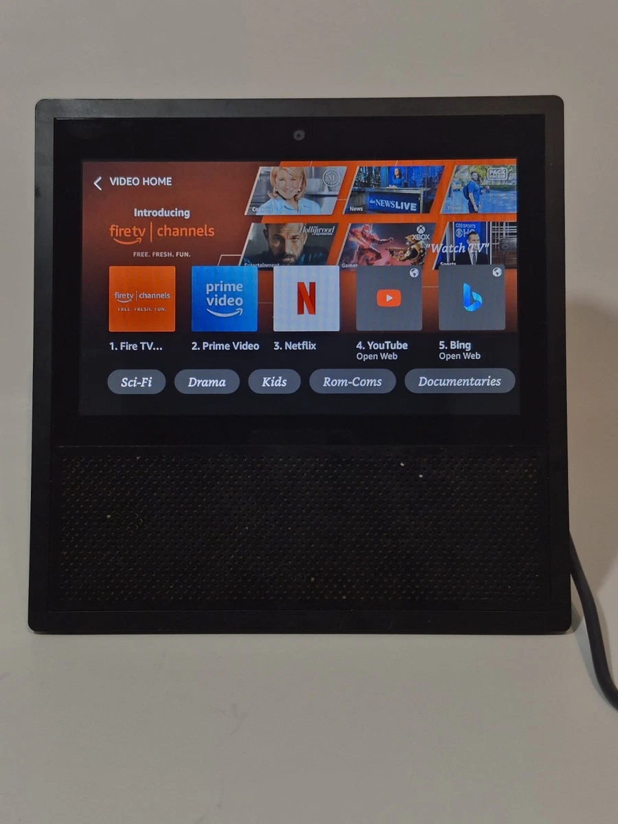 Amazon Echo Show (1st Generation) Alexa Black Smart Speakers for