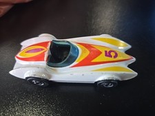 Coche de carreras Hot Wheels Second Wind 1976 diecast número 5 velocidades corredor Mattel