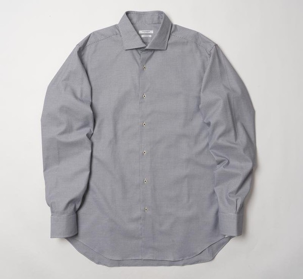 Men Gutteridge 1878 Shirt Grey Cotton 40 /L / 48