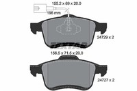 Bremsbelagsatz Scheibenbremse Q+ Textar 2472901 FüR Lancia Opel Delta Combo Fiat
