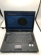 HP Compaq NX7400 Intel Core 2 Duo 15" Laptop 1 GB RAM -BOOTS/BAD DISPLAY-MZ