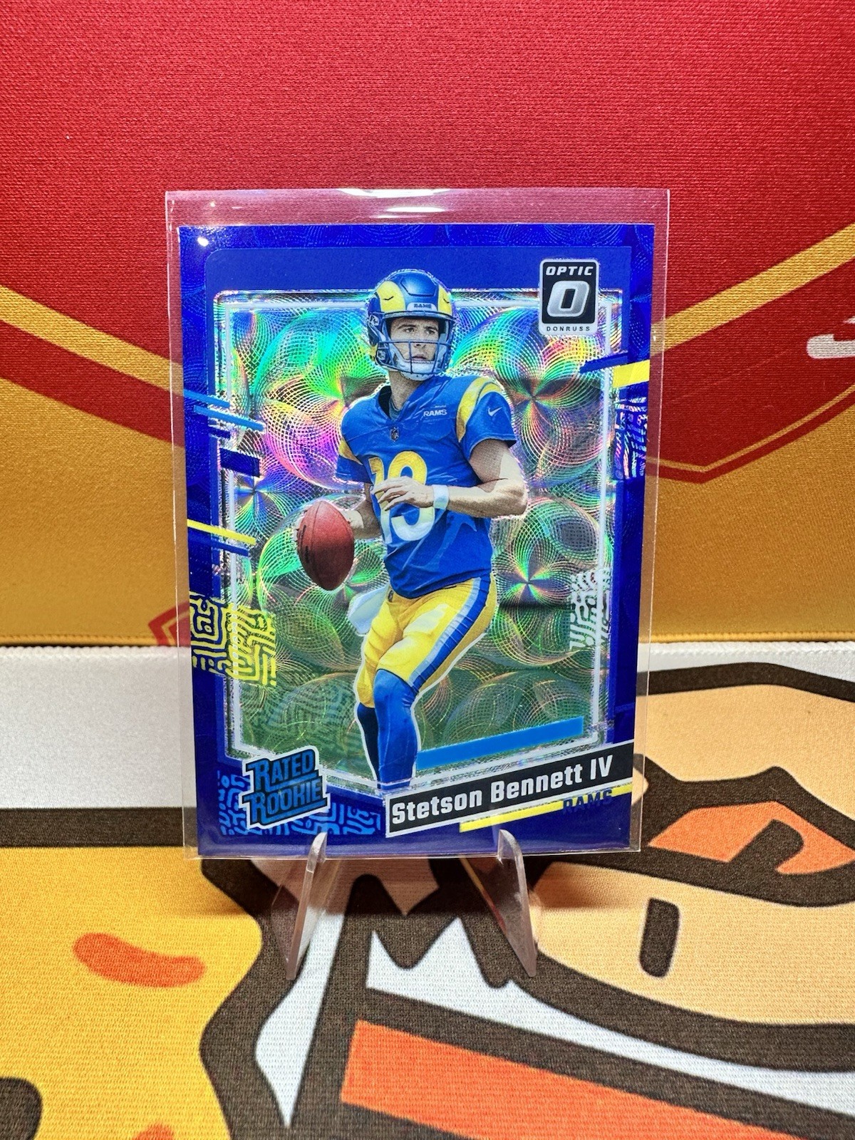 2023 Panini Donruss Optic - Rated Rookie Stetson Bennett #267 Blue Hyper Prizm