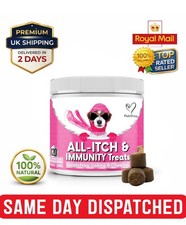 NutriPaw All-Itch Immunity Treats For Dogs - Soothe Itchy Paws, Eyes, Ears, Skin
