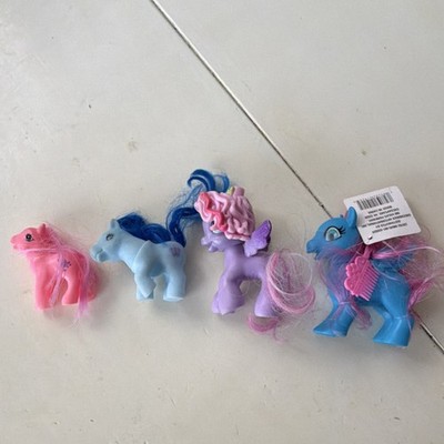 My Little Pony Set of 4 Toy Pony Figures Assorted Colors Preschool Pretend Play
