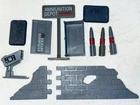 GI Joe Missile Defense Outpost 3.75” w/Green Bases Figure Playset 1984 Hasbro