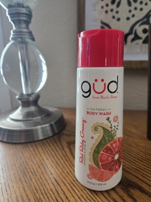 Gud by Burt's Bees Red Ruby Groovy Natural Body Wash Grapefruit & Thyme 10 Fl Oz